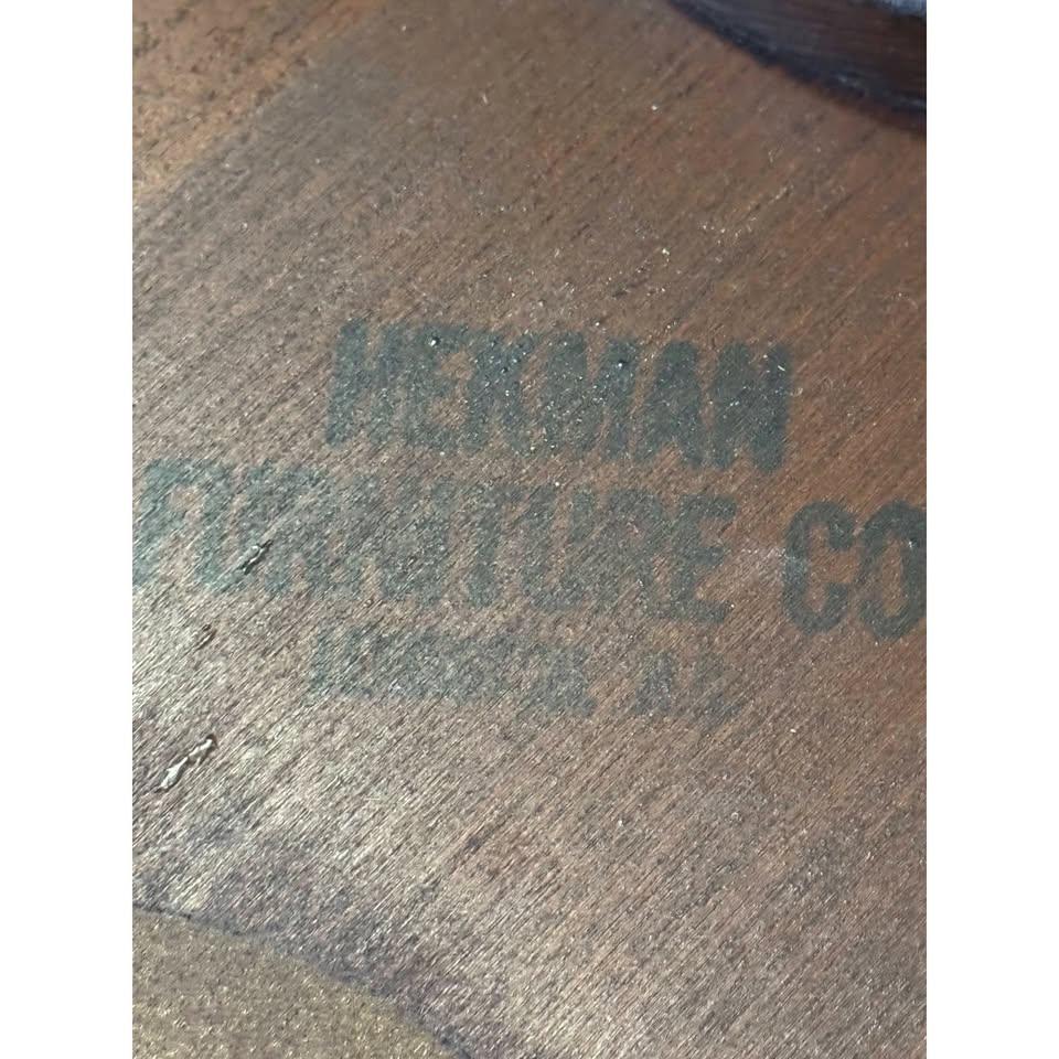 Hekman Scalloped Pie Crust Brass Tray Top Table - photo 2