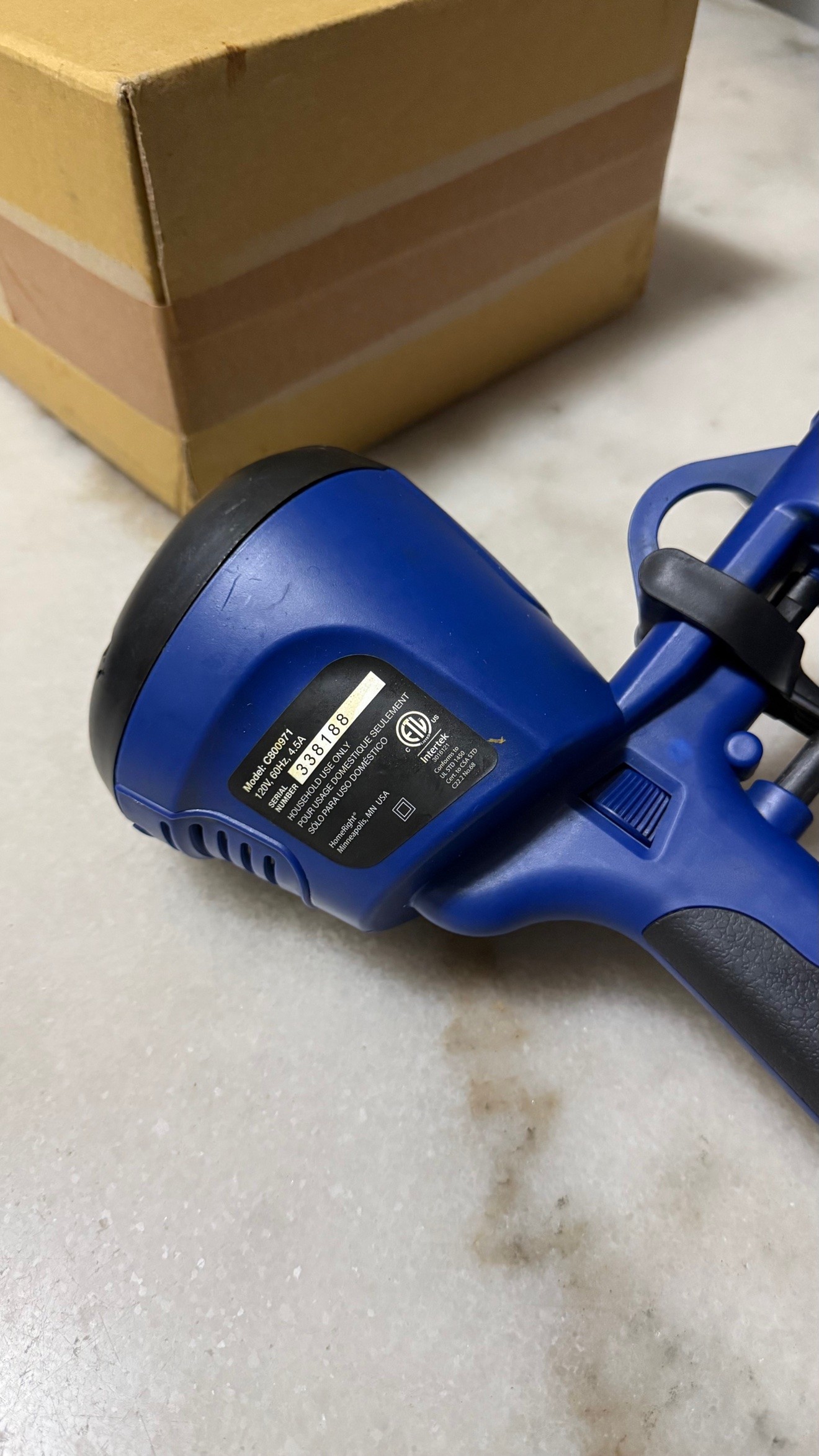 Used HomeRight Super Finish Max HVLP Paint Sprayer - photo 4