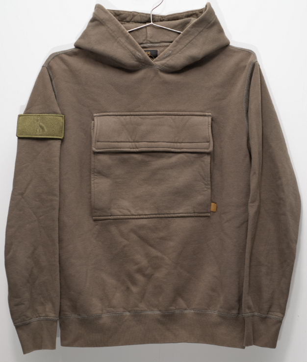 RARE OVO Tactical Cargo Hoodie -Olive Brown -Size Medium