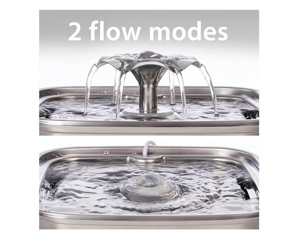 Stainless Steel Cat Water Fountain 3.2L/108oz 6 Available - photo 2