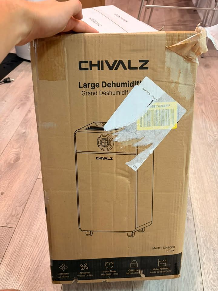CHIVALZ 25 Pint Dehumidifier 1500 Sq Ft | PRICED TO MOVE - photo 2