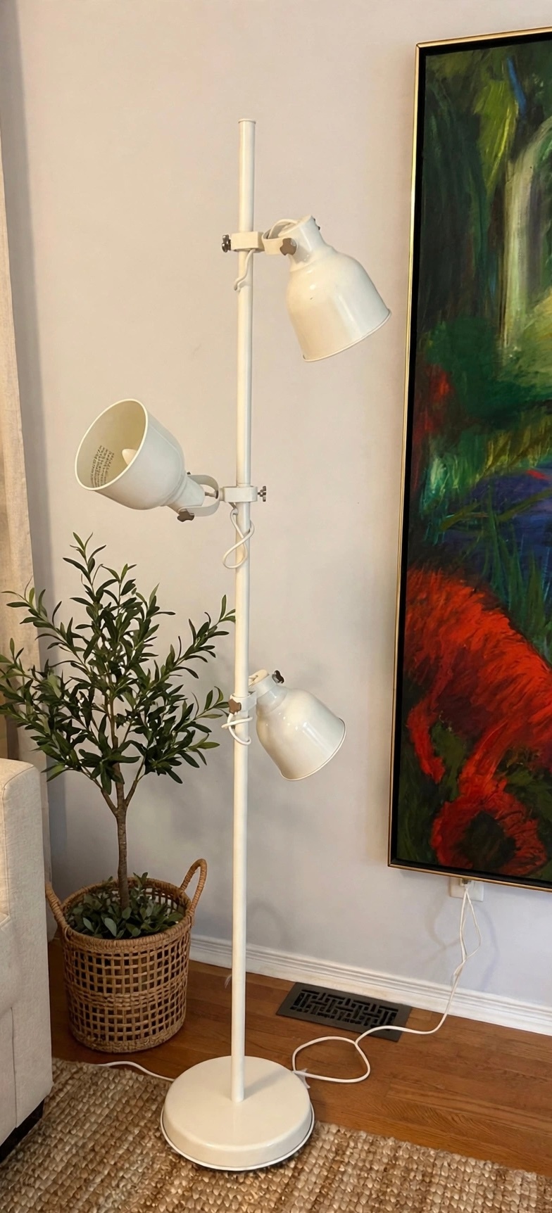 Vintage Ikea HEKTAR Metal Floor Lamp