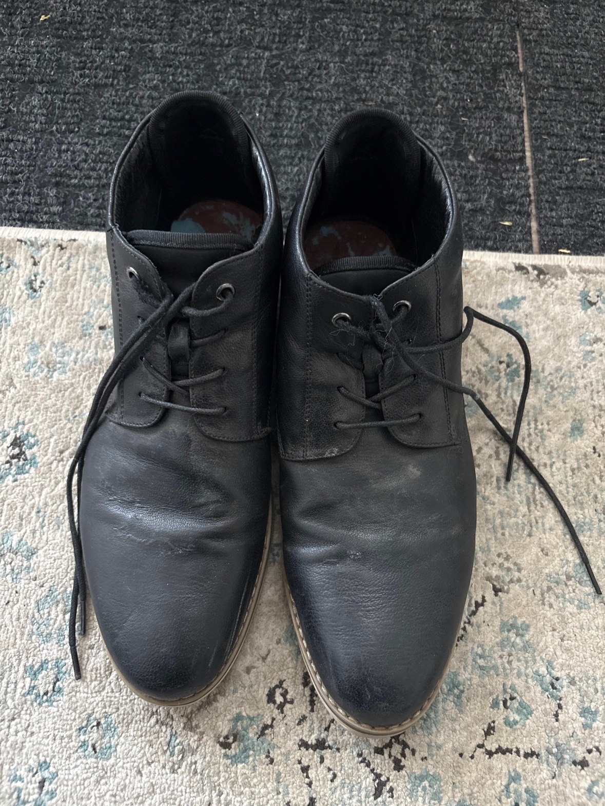 Steve Madden Waterproof Leather Boots – Men's US 13 Black