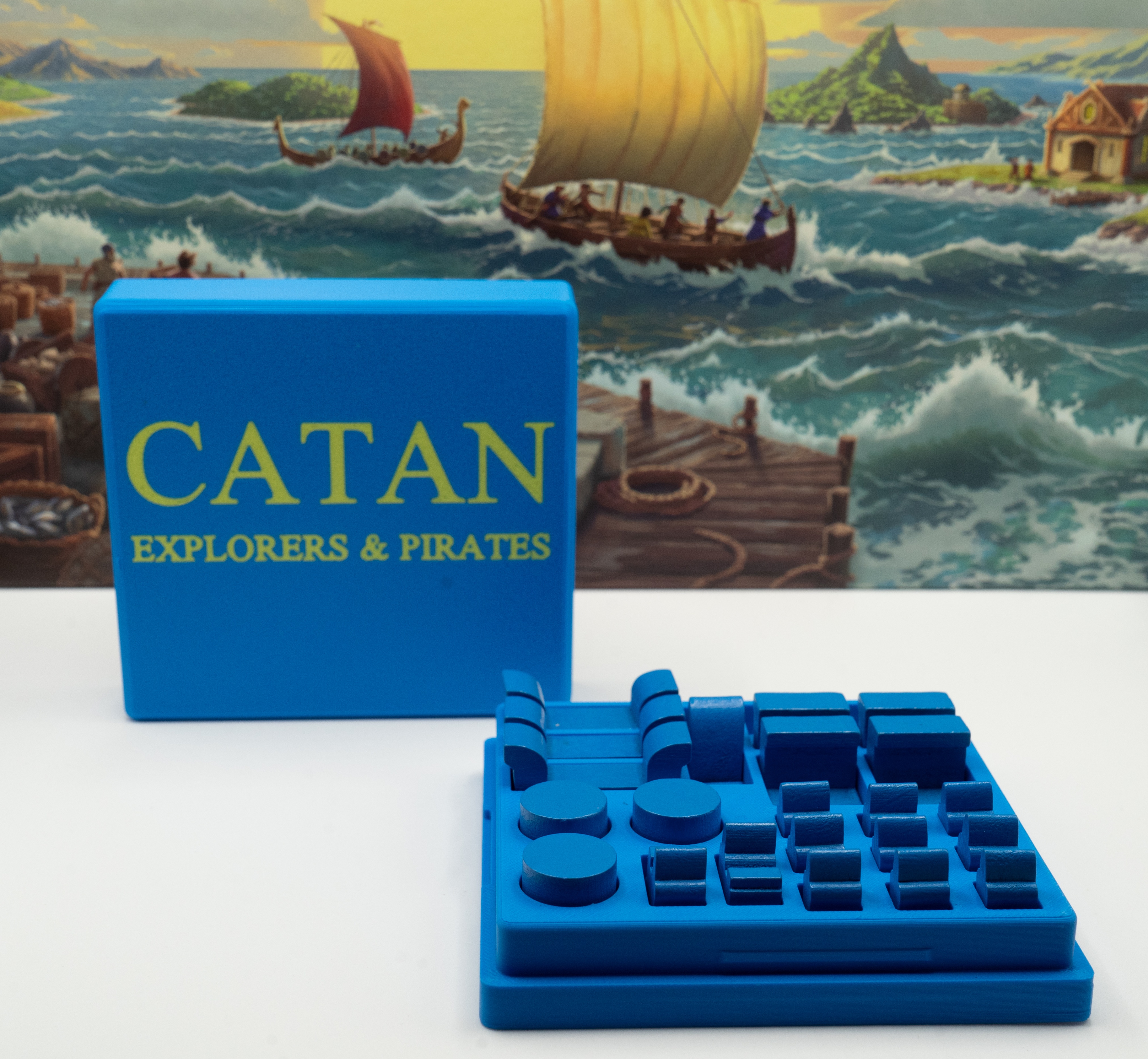 Catan Explorers & Pirates player Piece boxes - photo 2