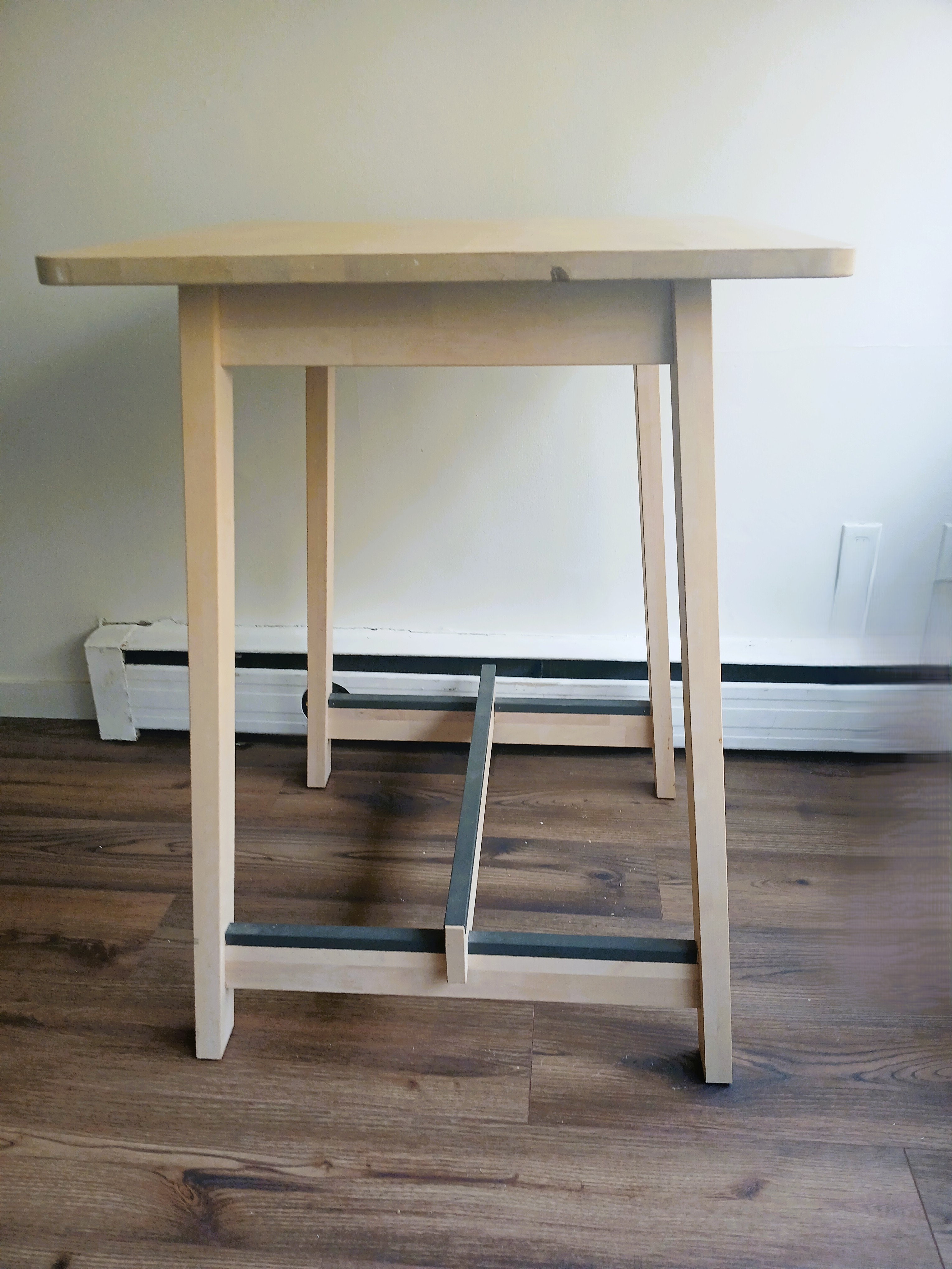 Solid Birch Bar Height Table