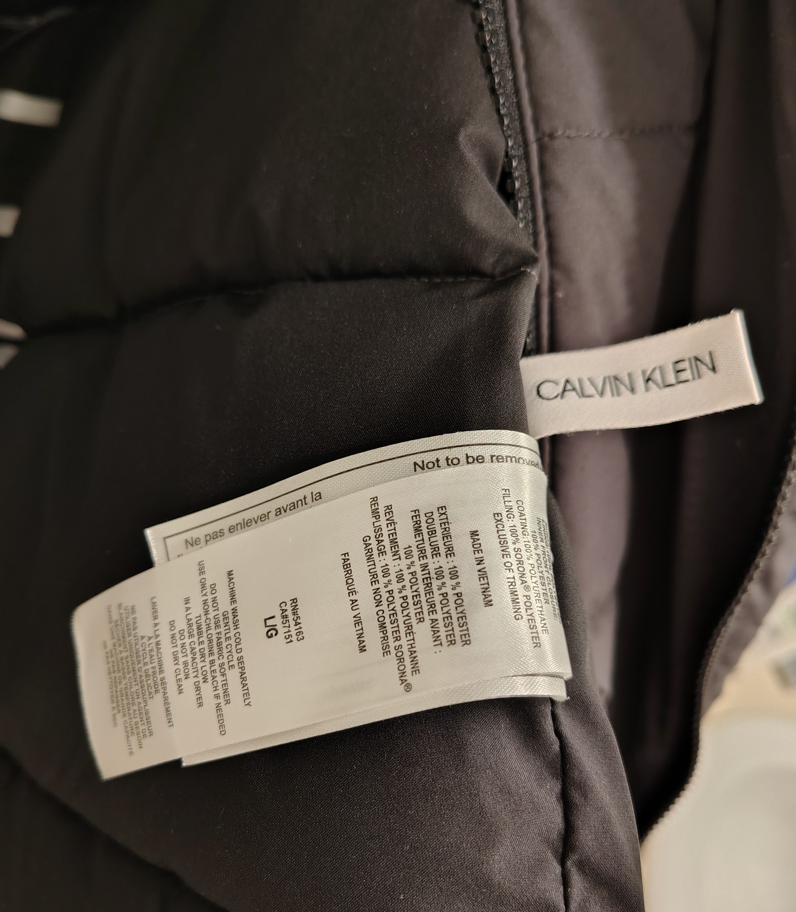 Calvin Klein Puffer Jacket – Men’s Large (L/G) - photo 5
