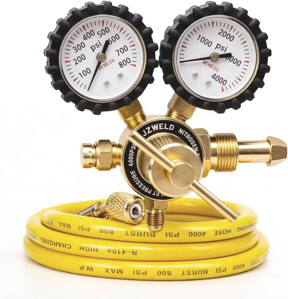 Nitrogen Regulator with 60" Hose for HVA