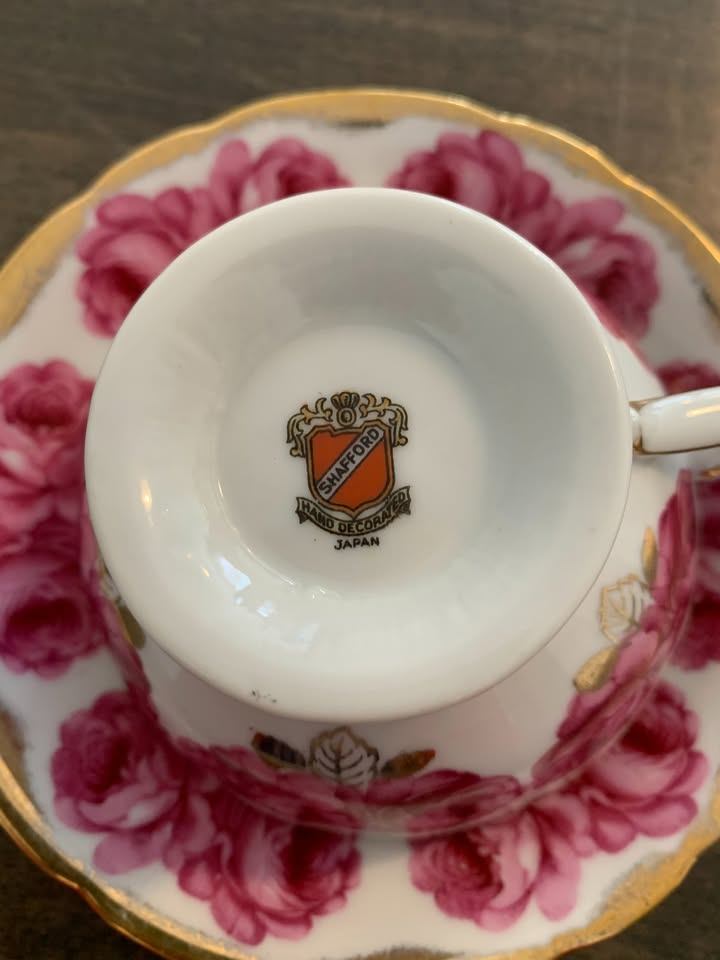 Vintage Shafford Teacup and Saucer Set - photo 2