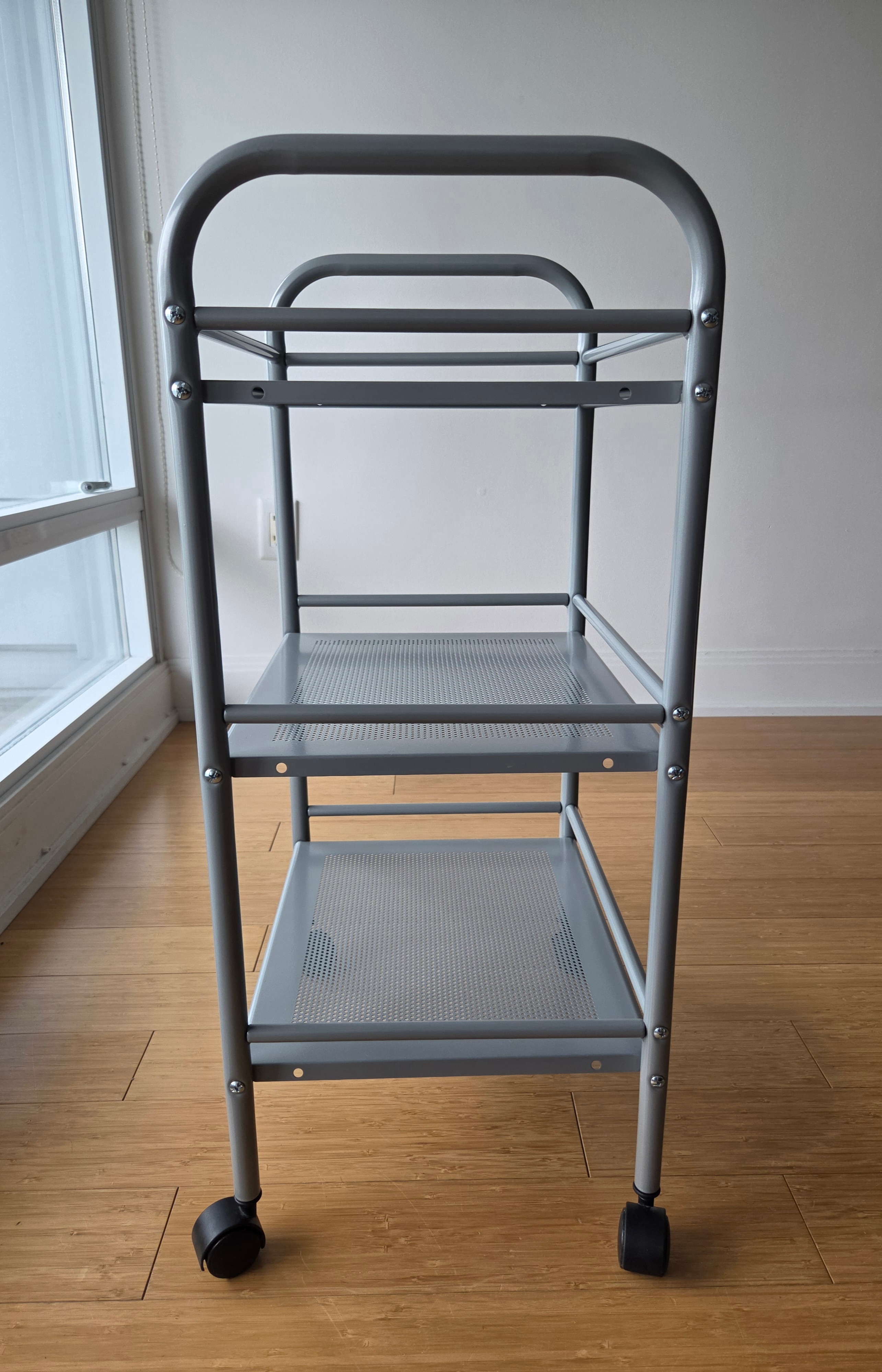 IKEA DRAGGAN Rolling Trolley, Silver - photo 2