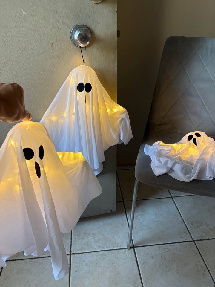 Halloween hanging ghost with LED [new] - photo 2