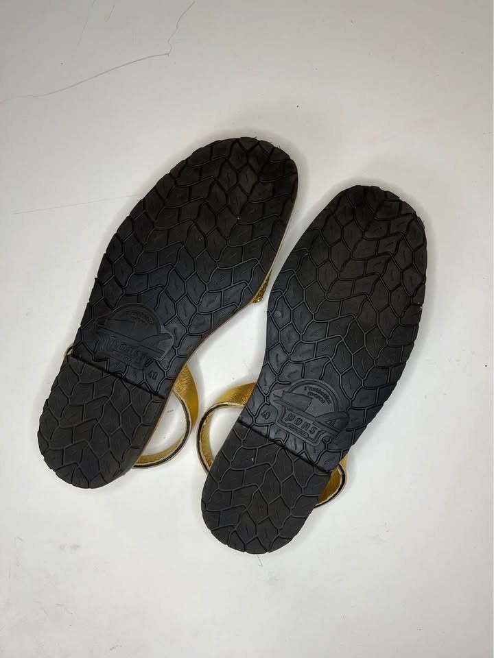 Avarca Pons Sandals Gold Glitter Size 10US/EU 40 EUC - photo 2