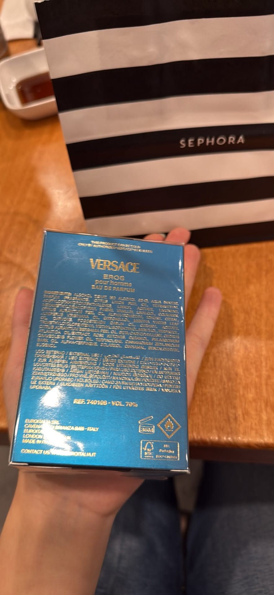 Brand New Authentic Versace Eros Eau de Parfum 50ml - photo 2