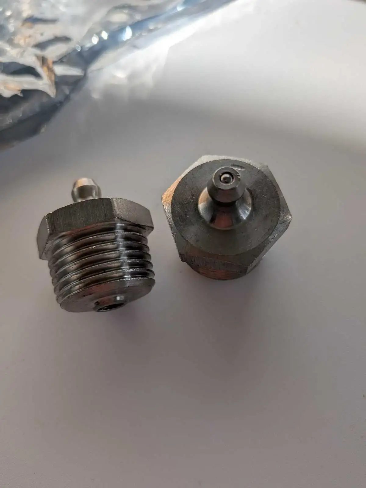 1/2" BSPP Stainless Steel Grease Zerk Nipple Fittings - photo 4