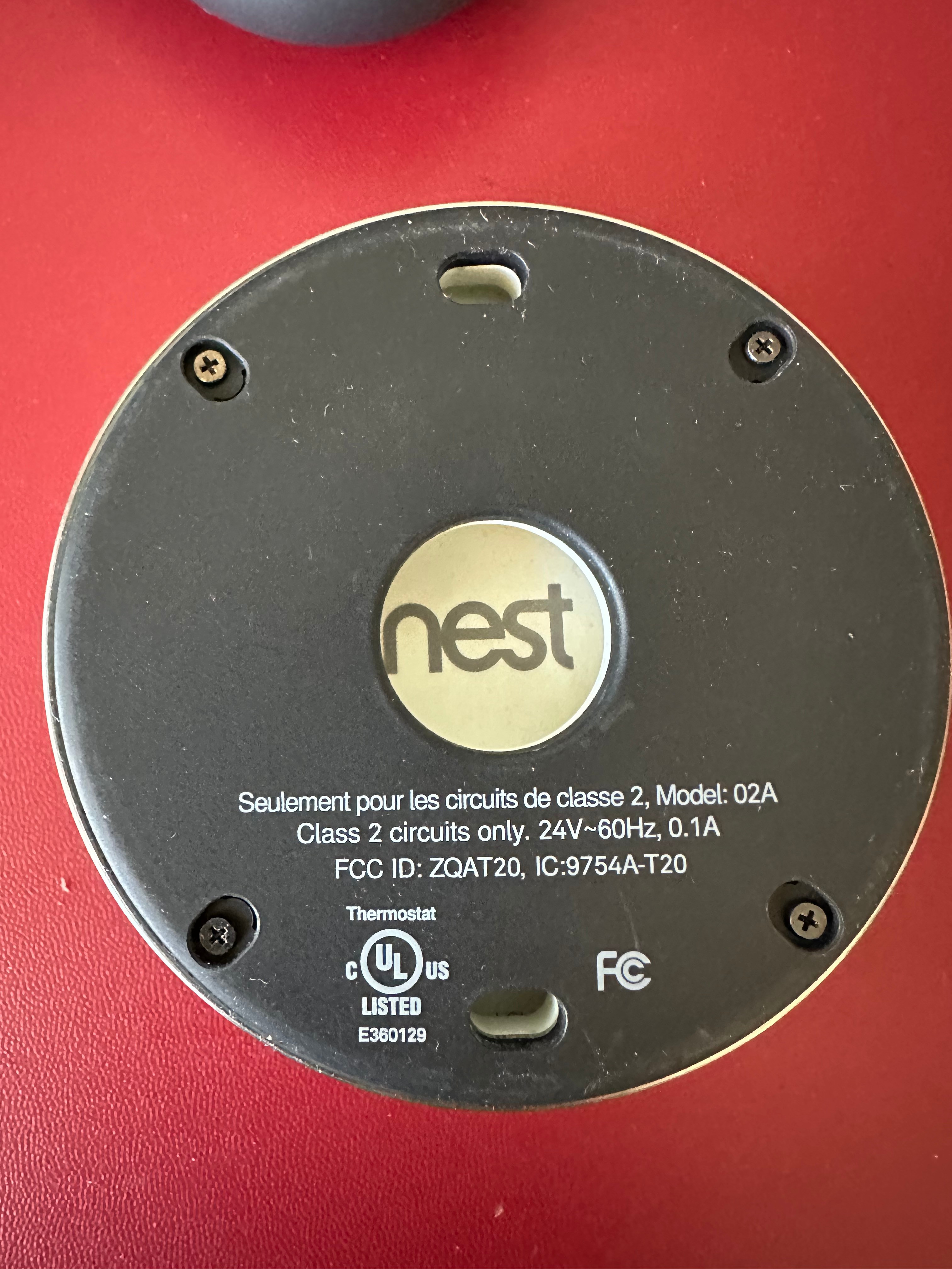 Google Nest Learning Thermostat – Stainless Steel – Original Box
