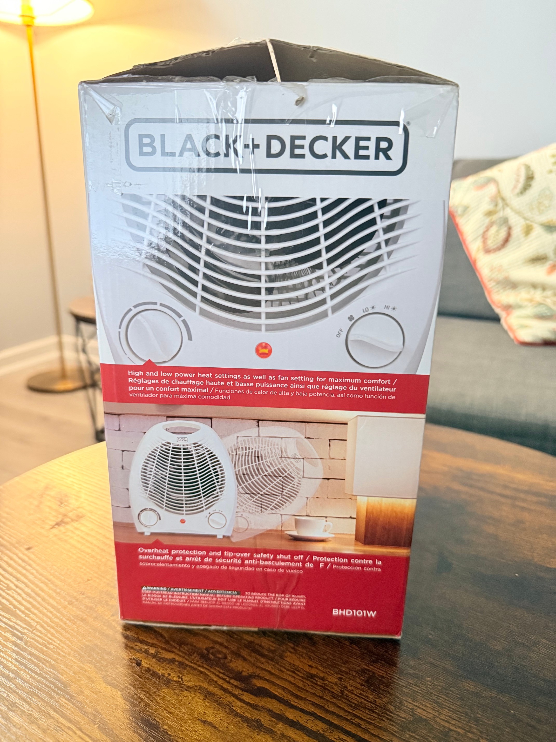 Black+Decker Desktop Heater BHD101W - photo 2