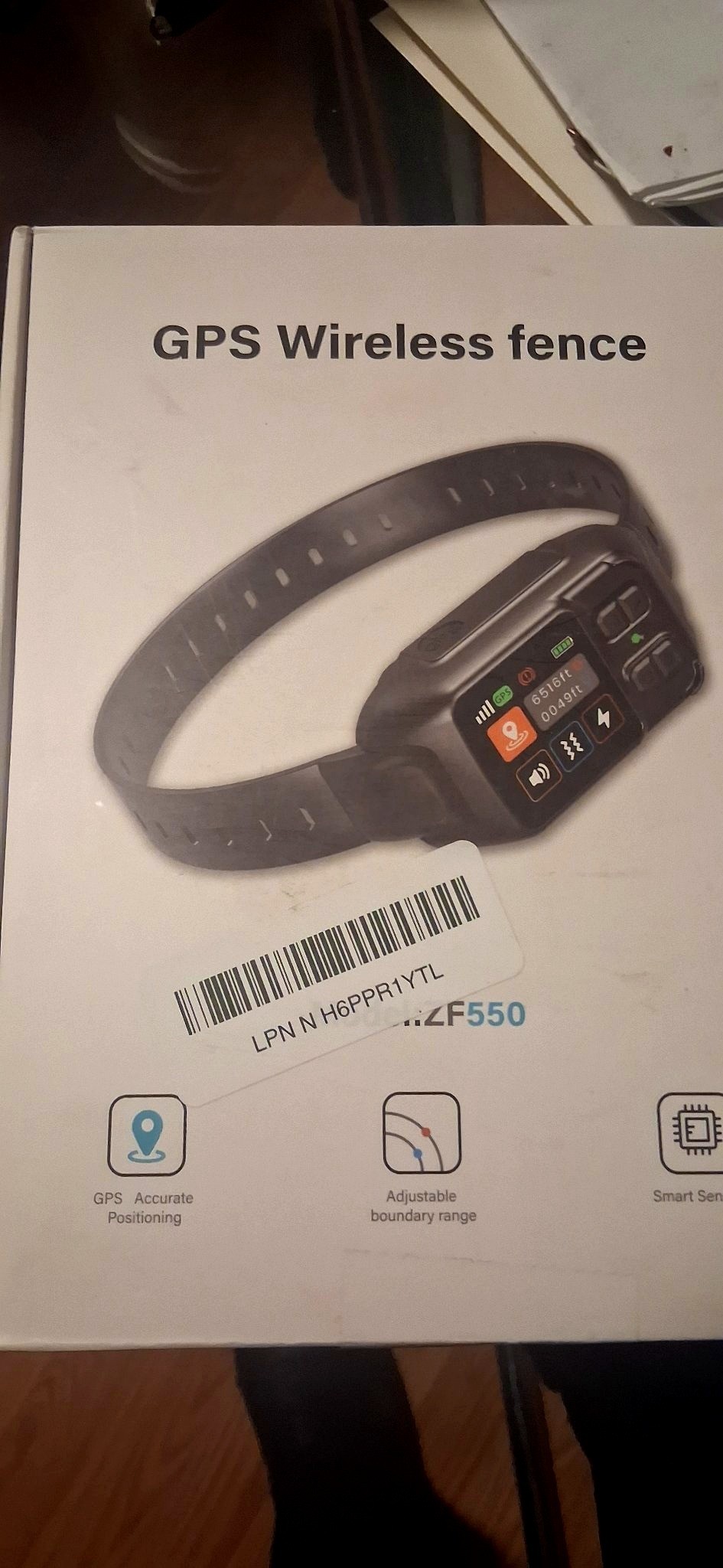GPS Wireless Dog Fence WIEZ ZF550 Collar
