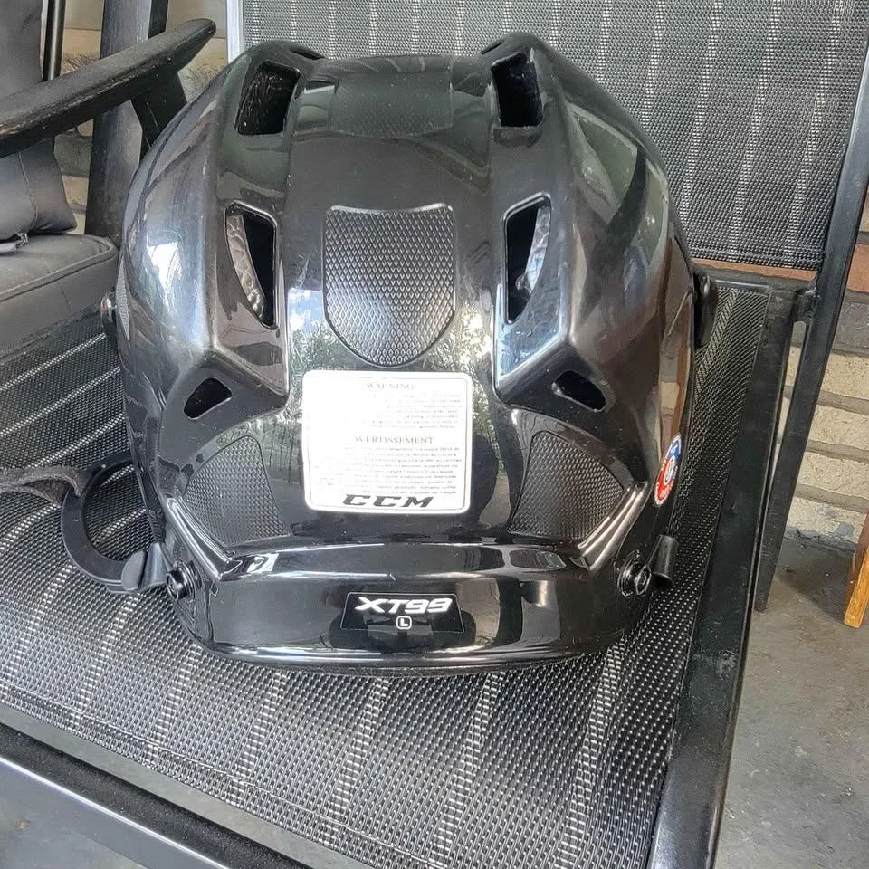 CCM XT99 hockey helmet large black 58-63cm - photo 3