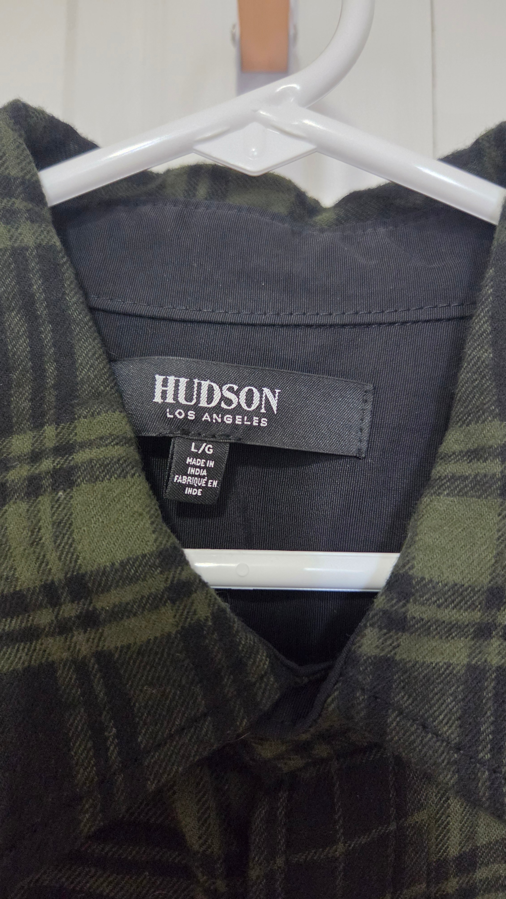 Hudson Los Angeles Flannel Shirt - Green/Black - photo 2