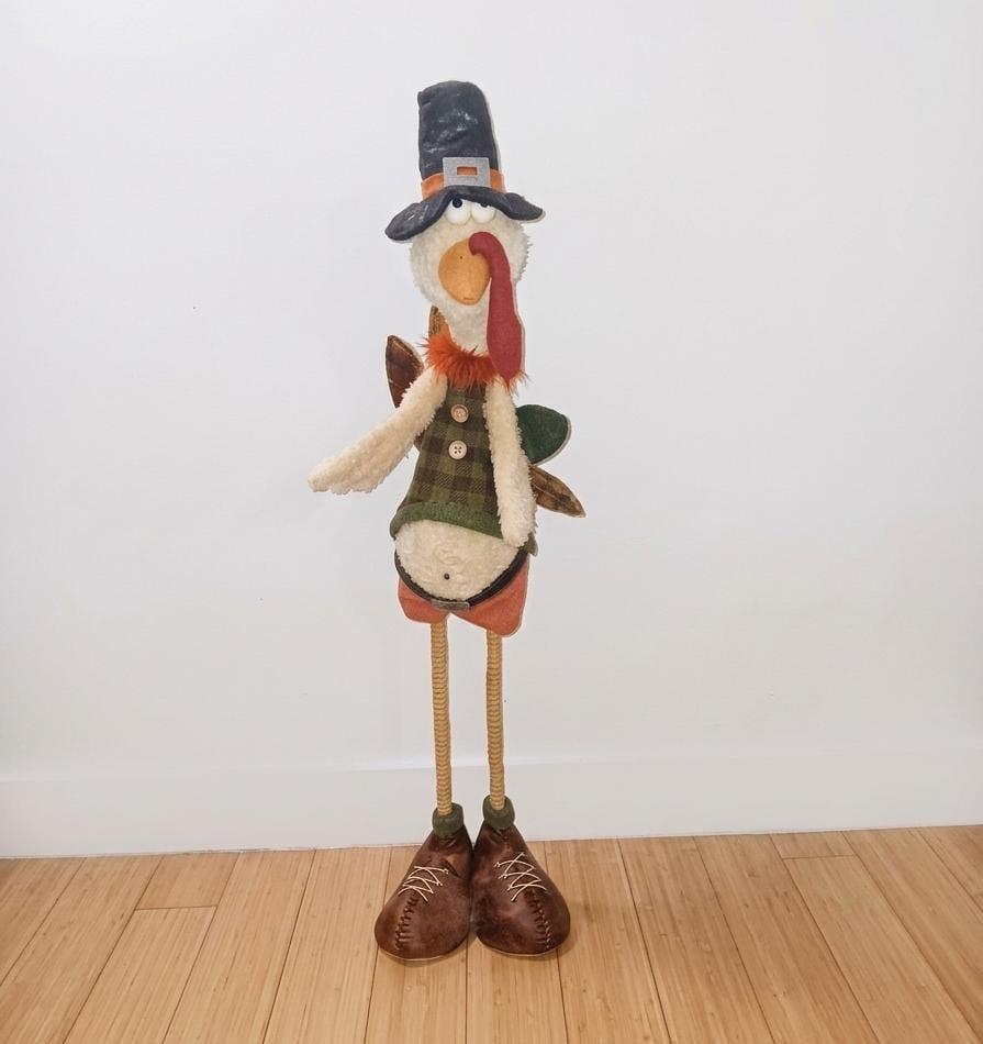 Thanksgiving standing turkey plushy figurine Collectible