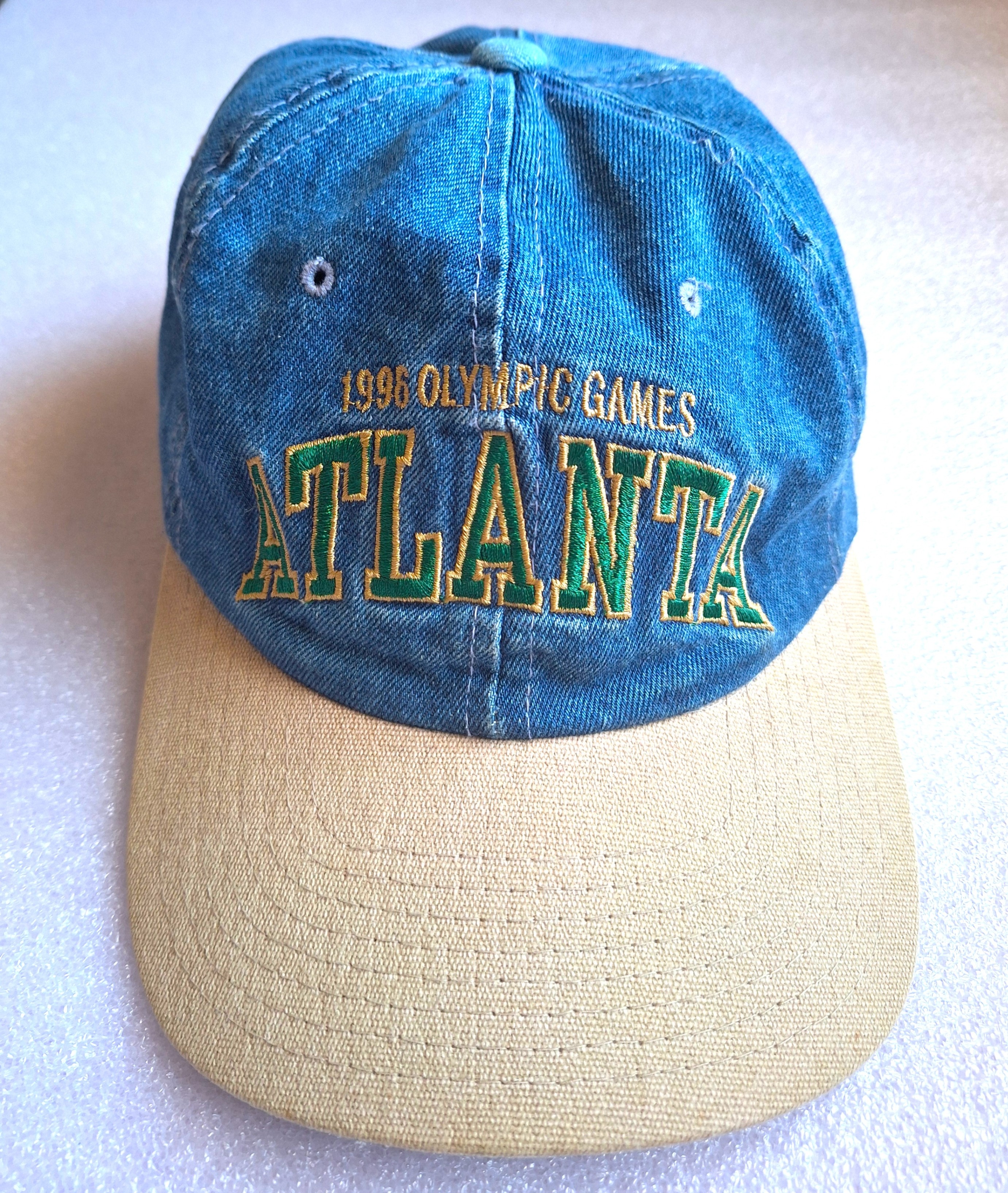 Vintage 1996 Atlanta Olympic Games Denim Hat by Starter