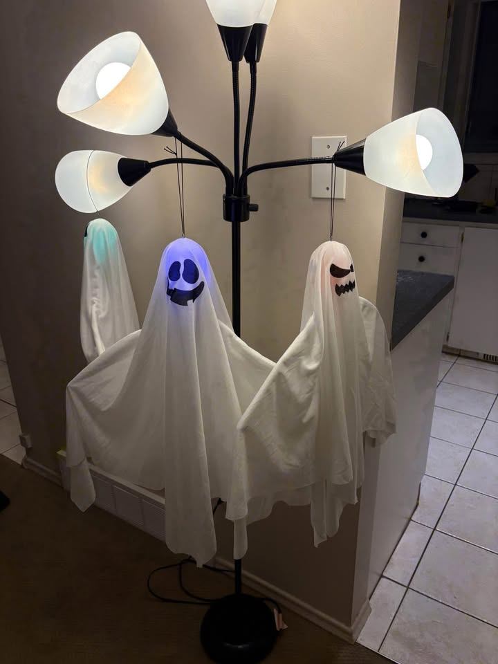 NEW Halloween ghost set with LED - photo 3