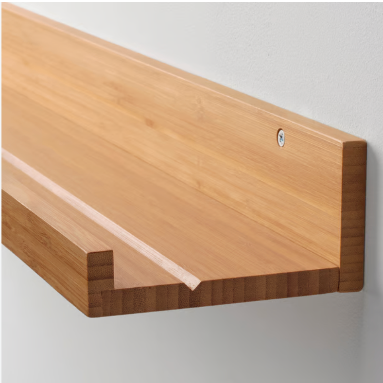 Bamboo Picture Ledge – Brand New – $10