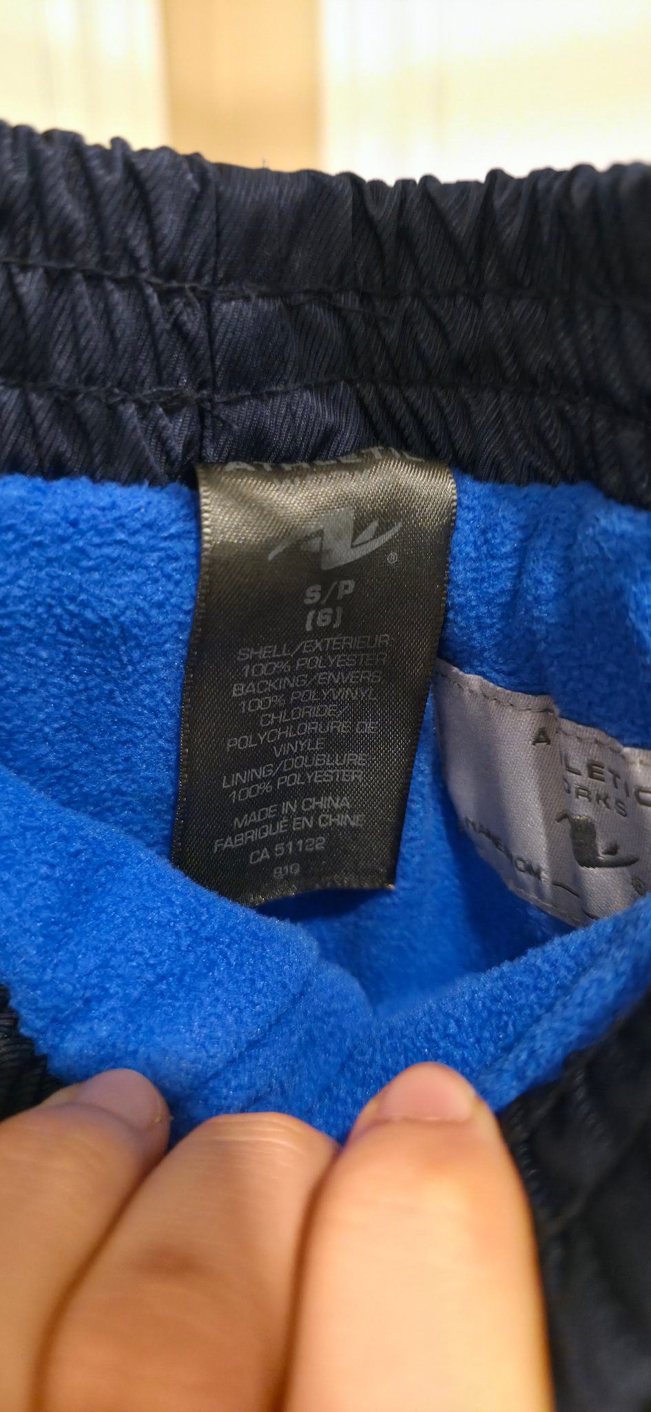 Kids Athletic Works navy snow pants, size S/P (6) - photo 3