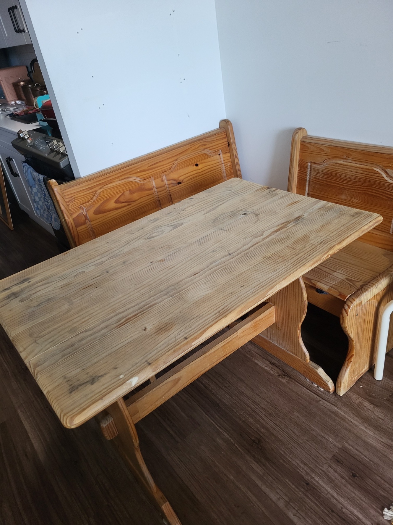 Pine breakfast nook - project!