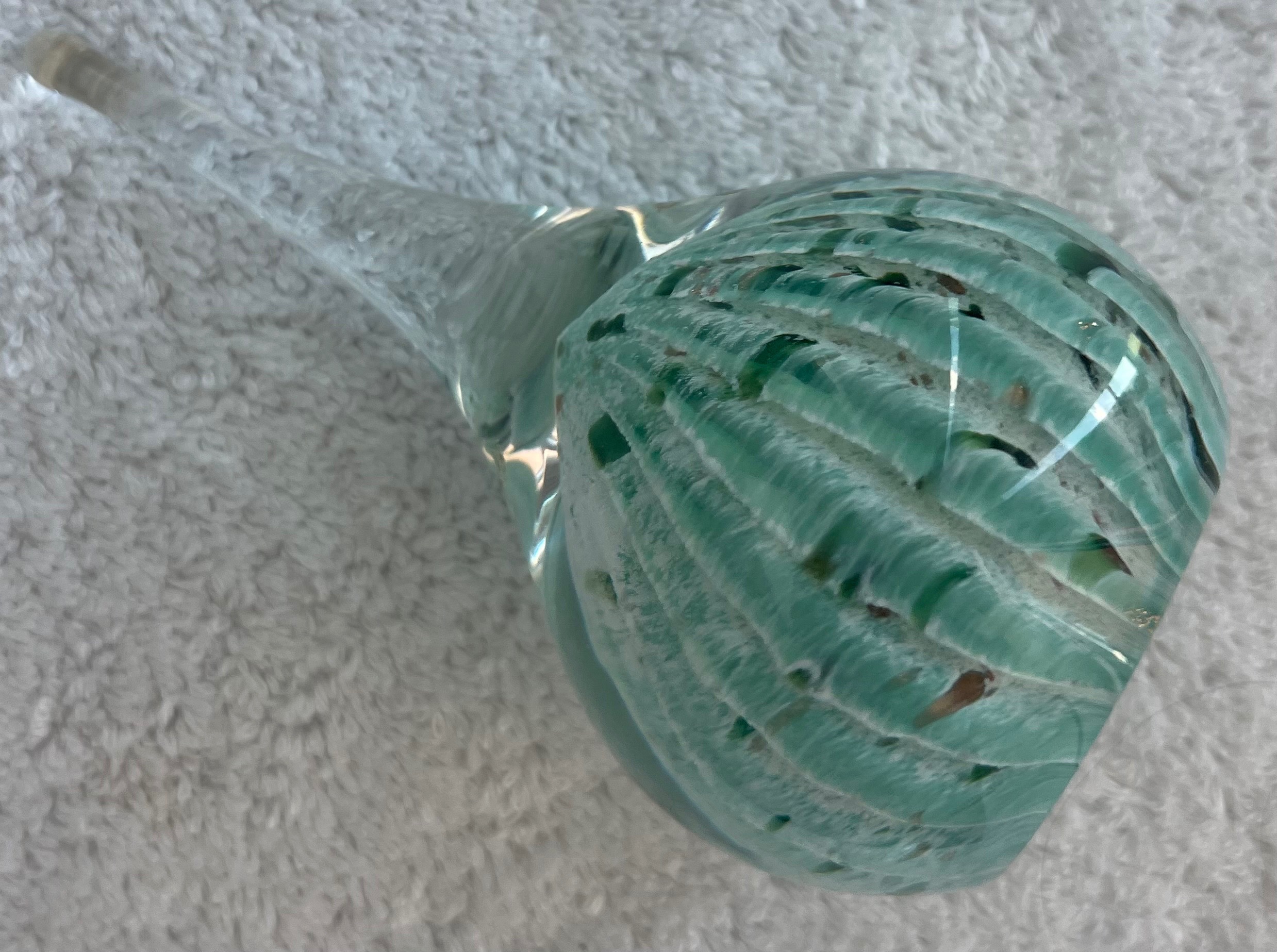 Vintage Caithness Glass "Whispers" Teardrop Paperweight - photo 3