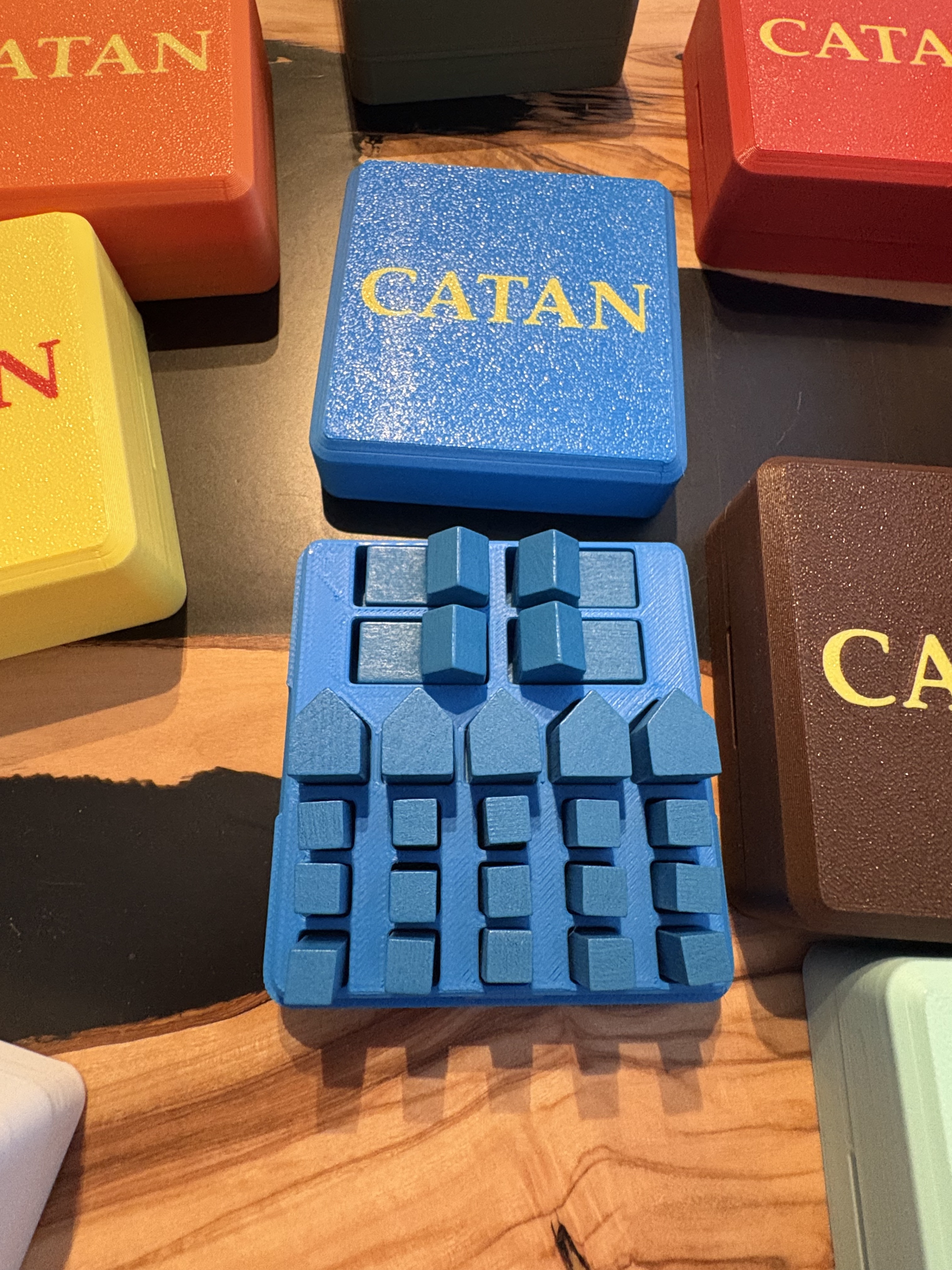 Catan game piece boxes & Alt colours - photo 2