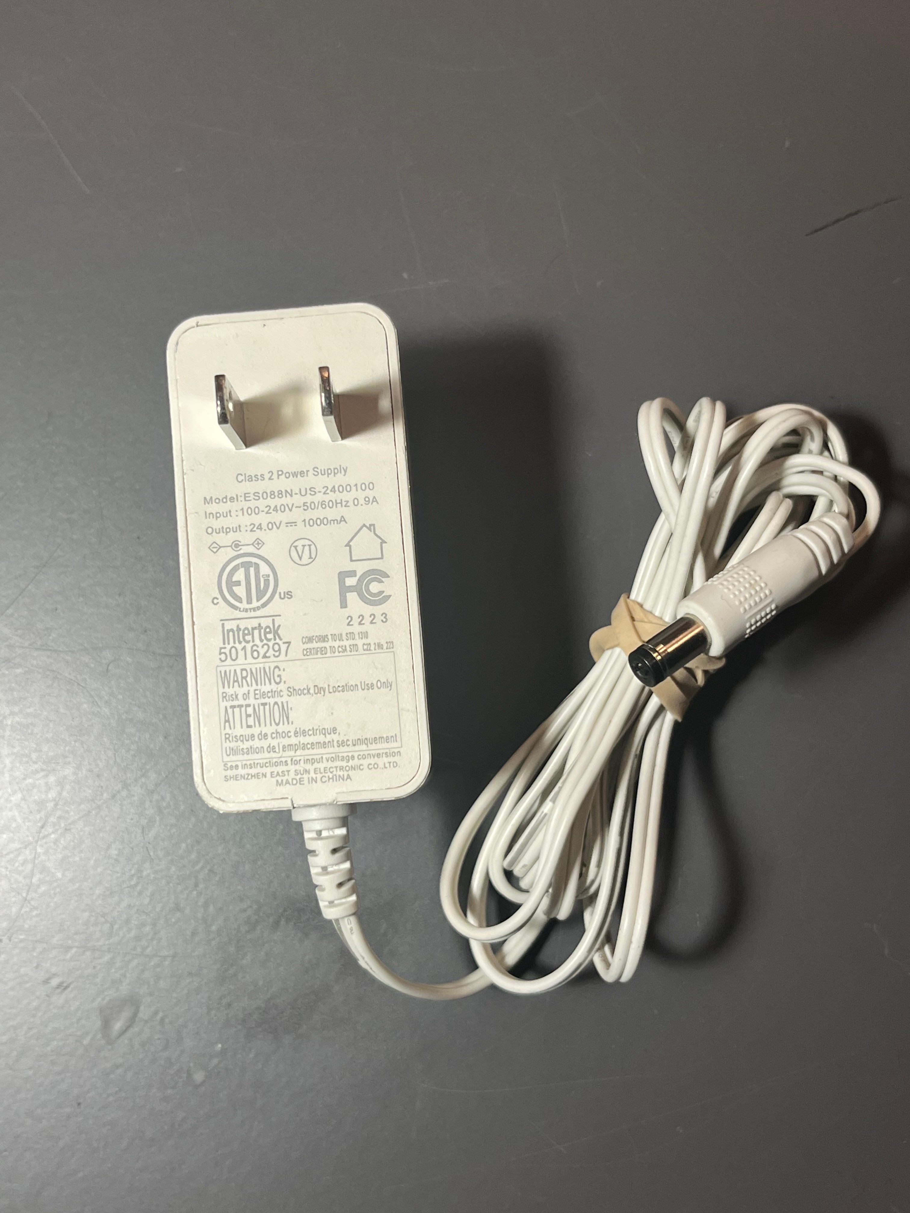 24V 1A AC DC Power Supply Charger ES088N-US-2400100