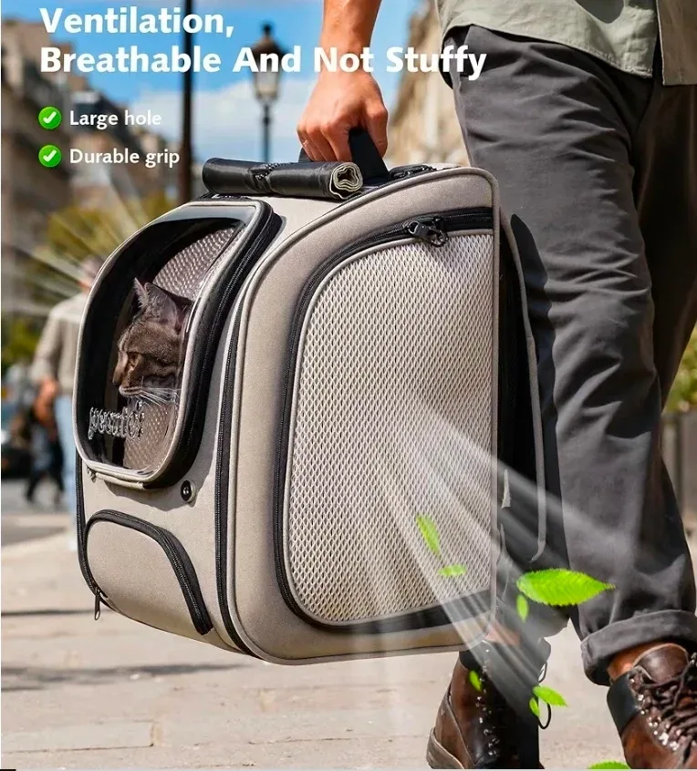Pecute Expandable Bubble Pet Backpack Carrier_ NEW - photo 3