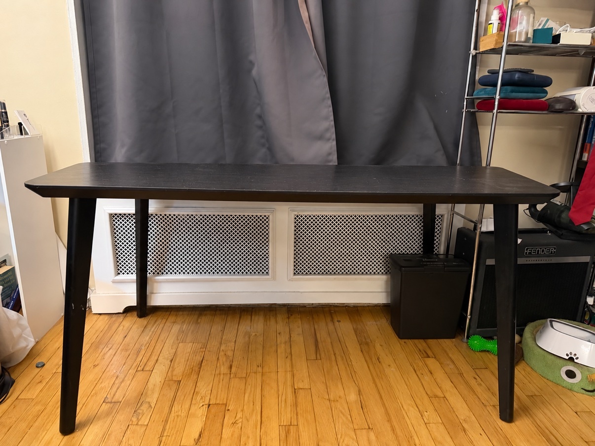 Black Desk / Console Table — $20