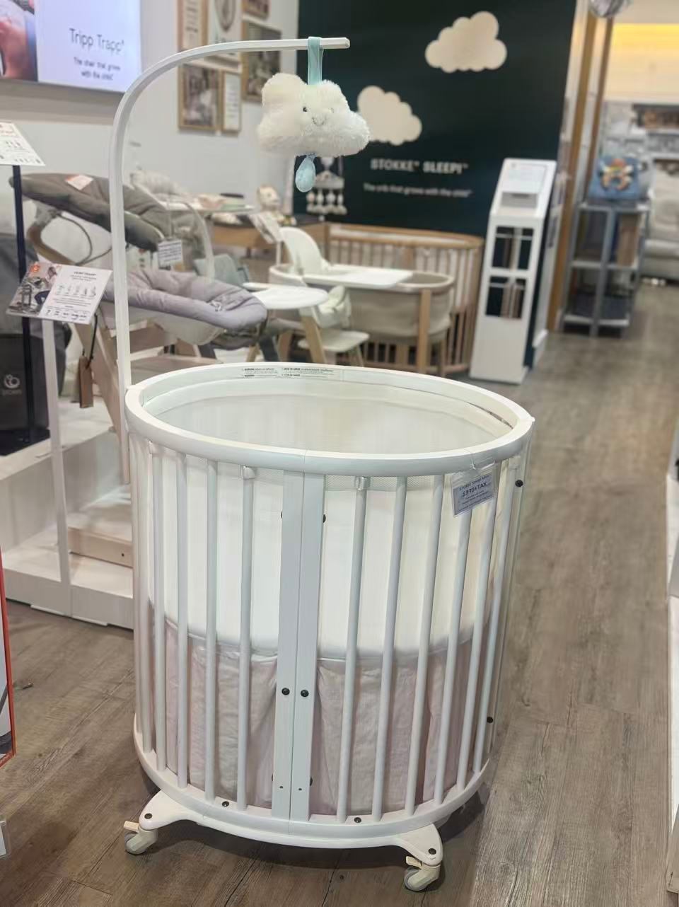 Stokke Sleepi Mini White store display model $900