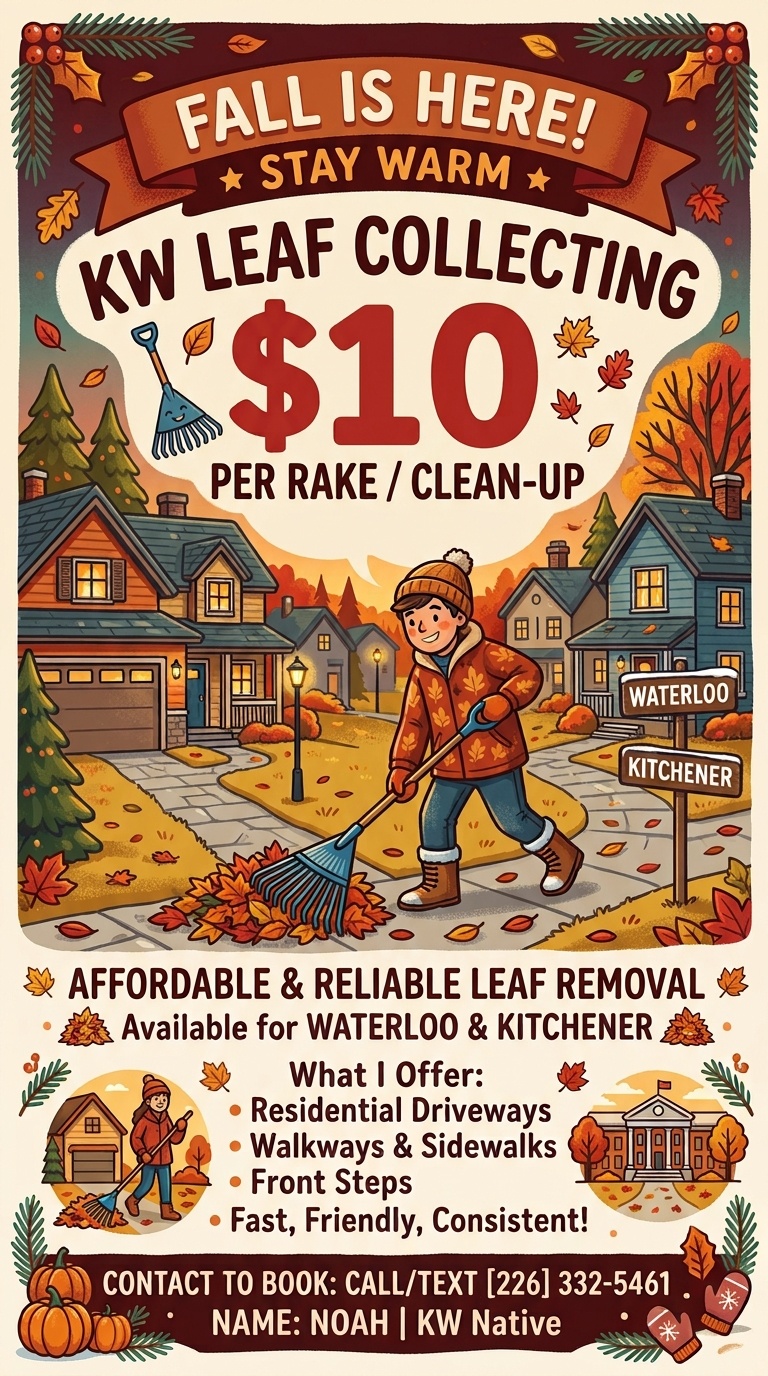 Affordable Fall Leaf Raking & Clean-Up – $10 | KW Native