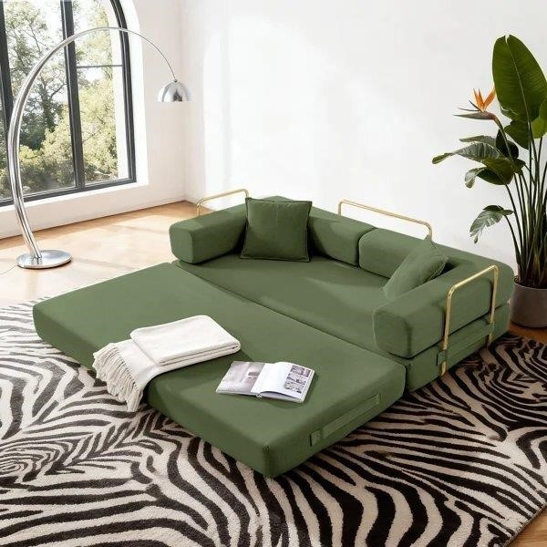 Foldable Convertible Sleeper Sofa Bed — Brand New - photo 3