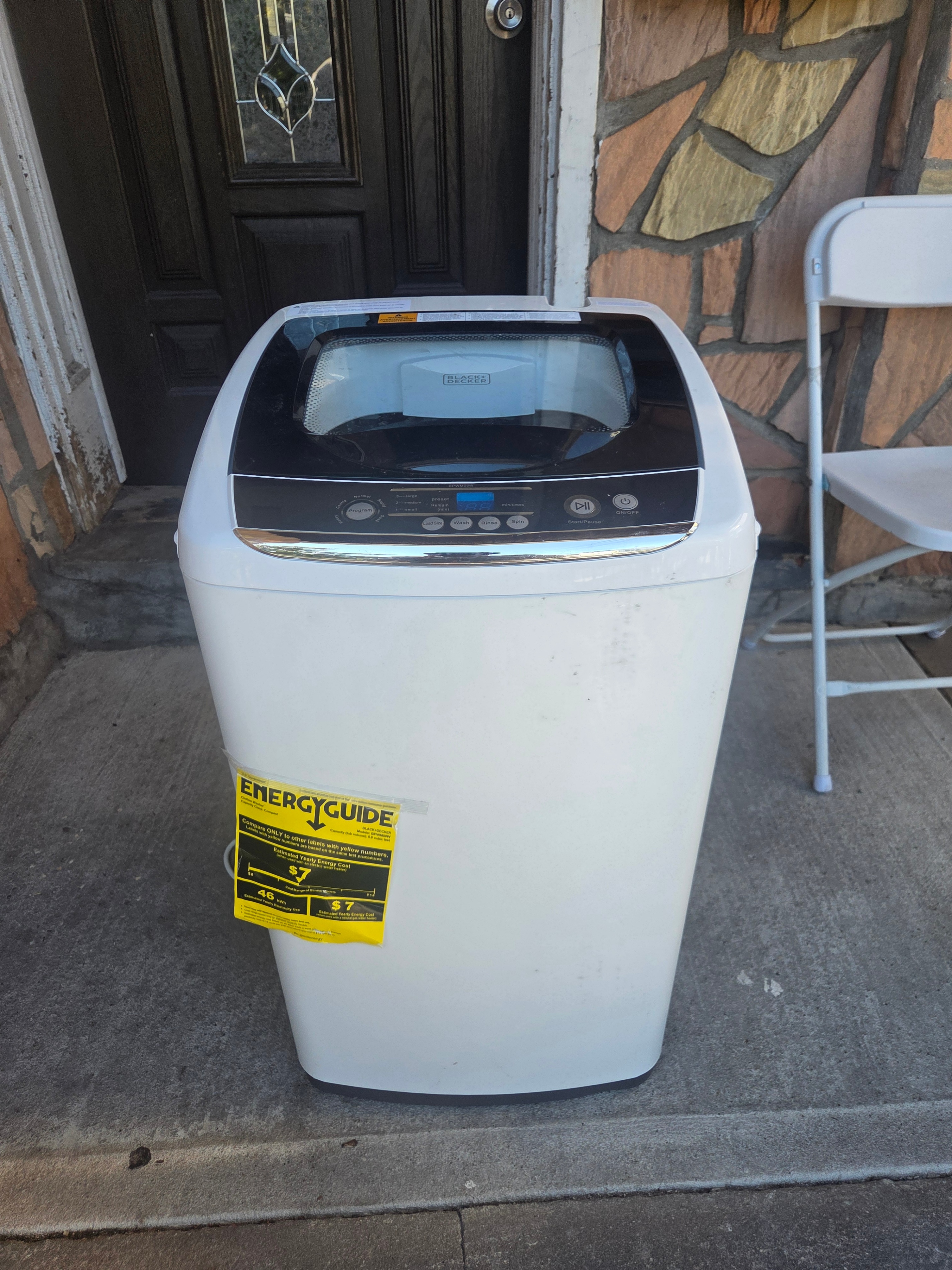 Black+Decker 0.9 Cu. Ft. Portable Washer