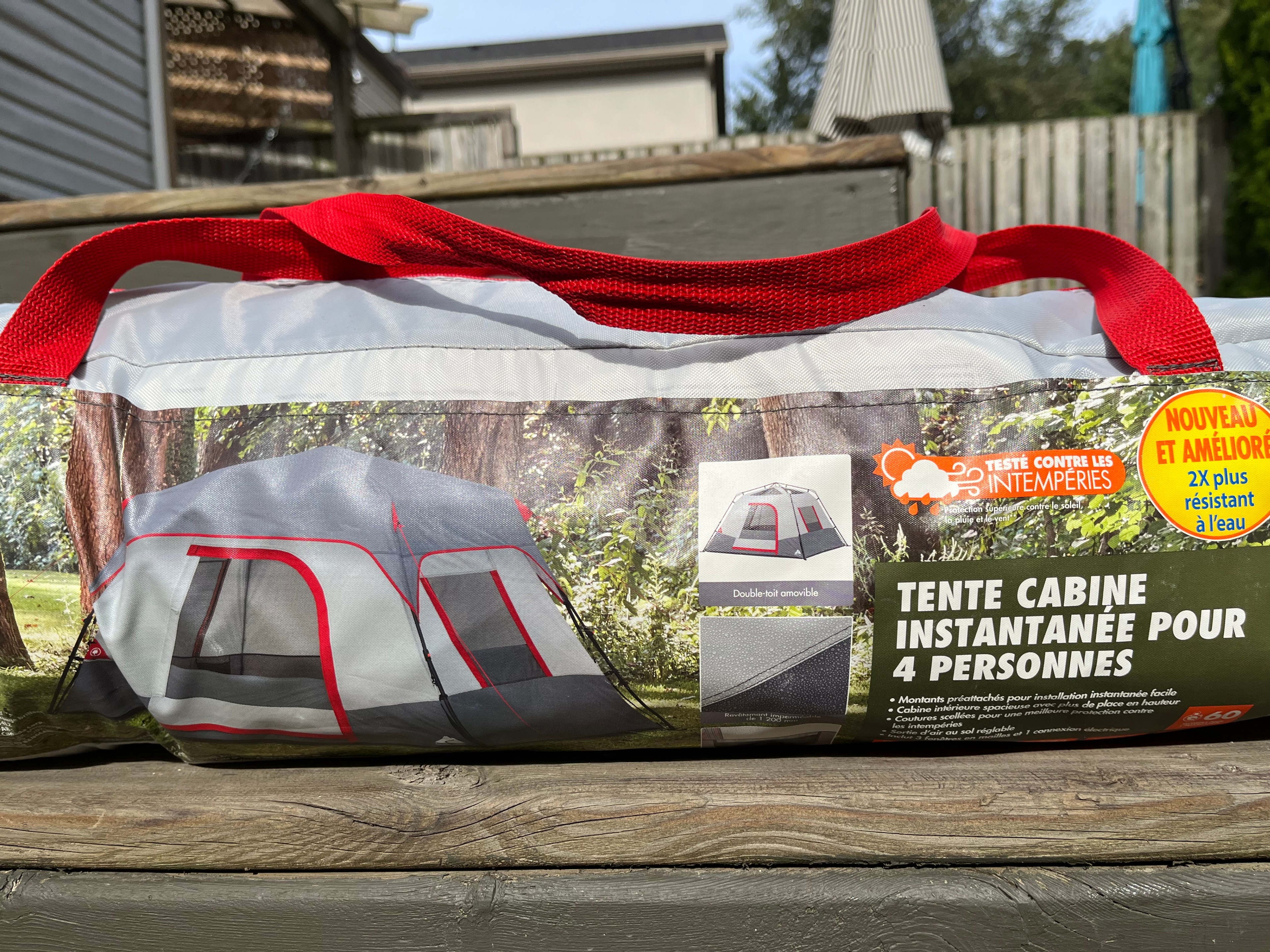 Ozark Trail Instant Cabin Tent + Electric Air Pump - photo 2