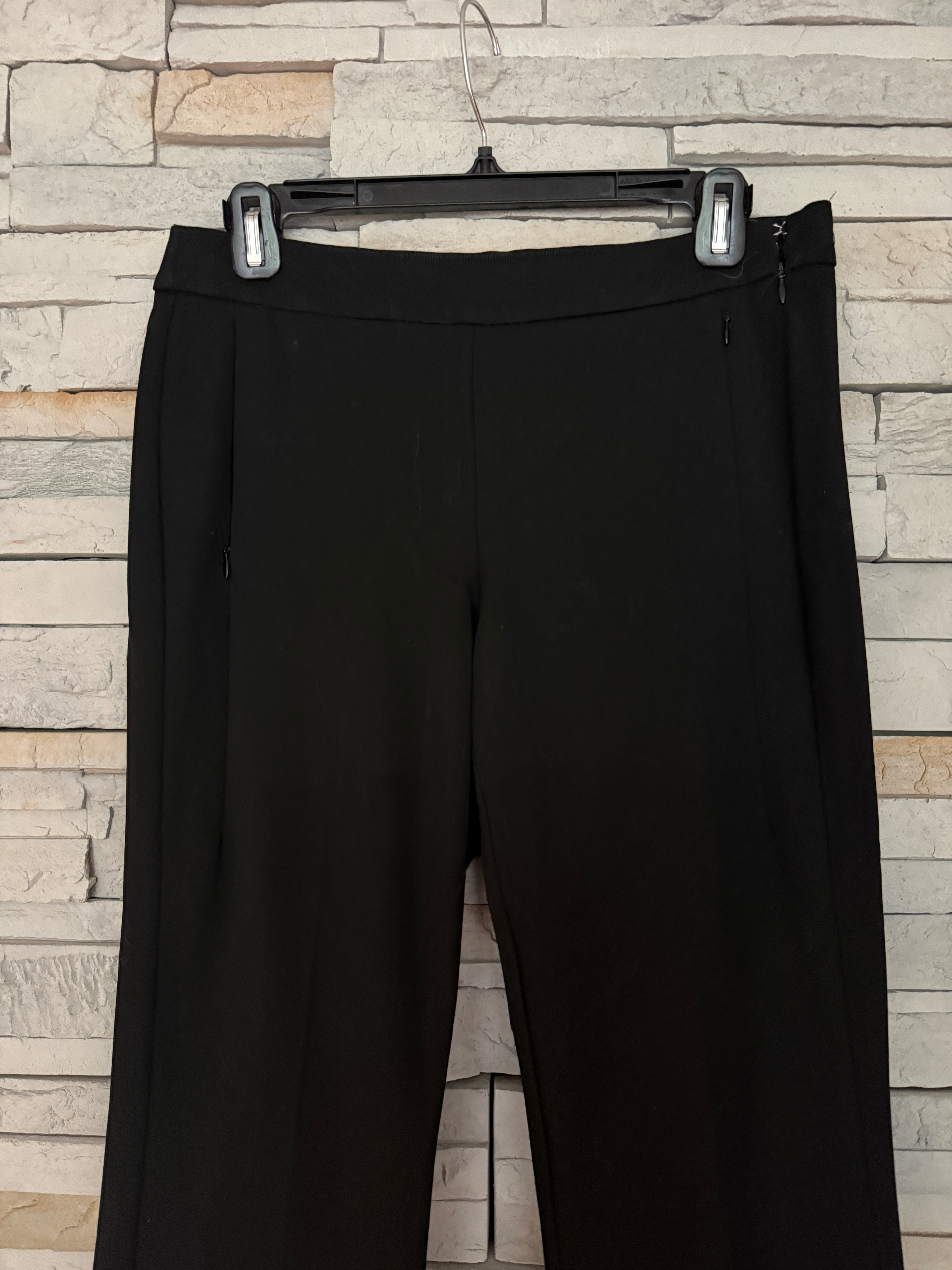 Le Chateau Black Side Zip Trousers Sz 5/6 Zipper Pockets NWOT - photo 2
