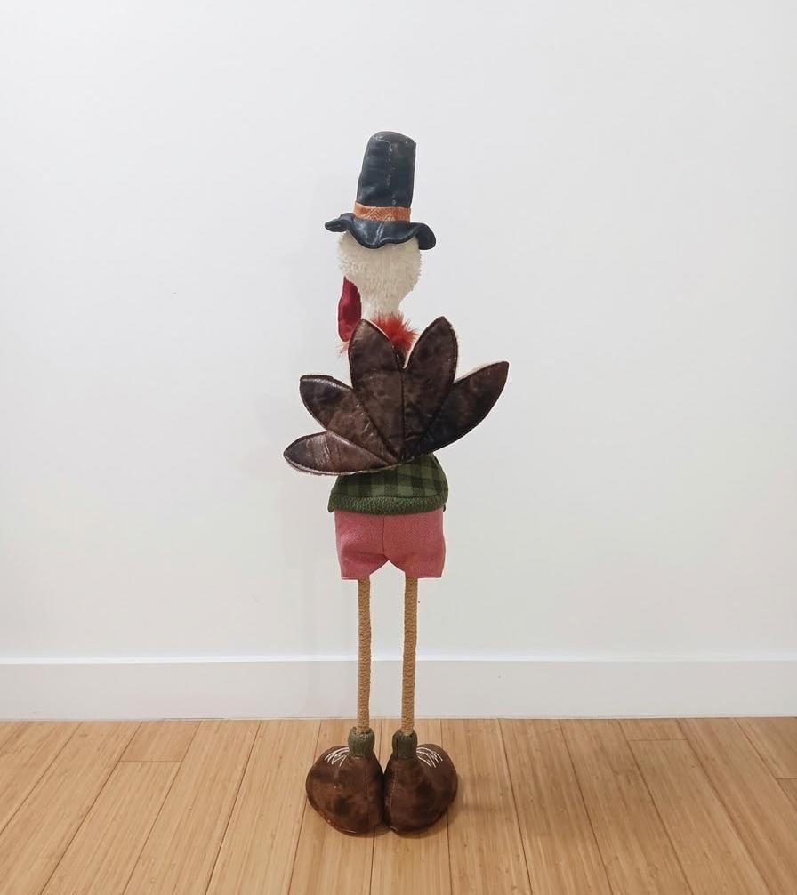 Thanksgiving standing turkey plushy figurine Collectible - photo 3
