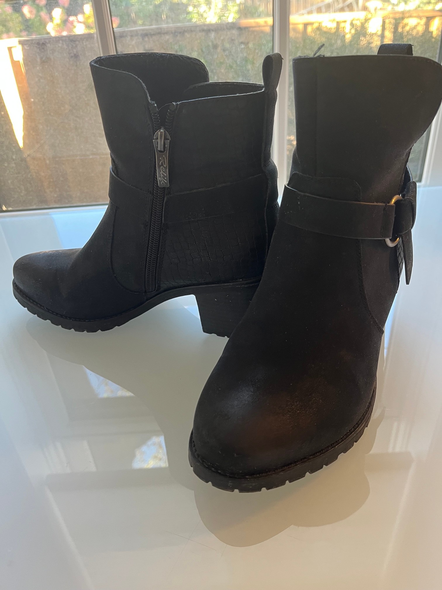 Relife Vegan Ankle Boots, Black, Women's 7½ - photo 4