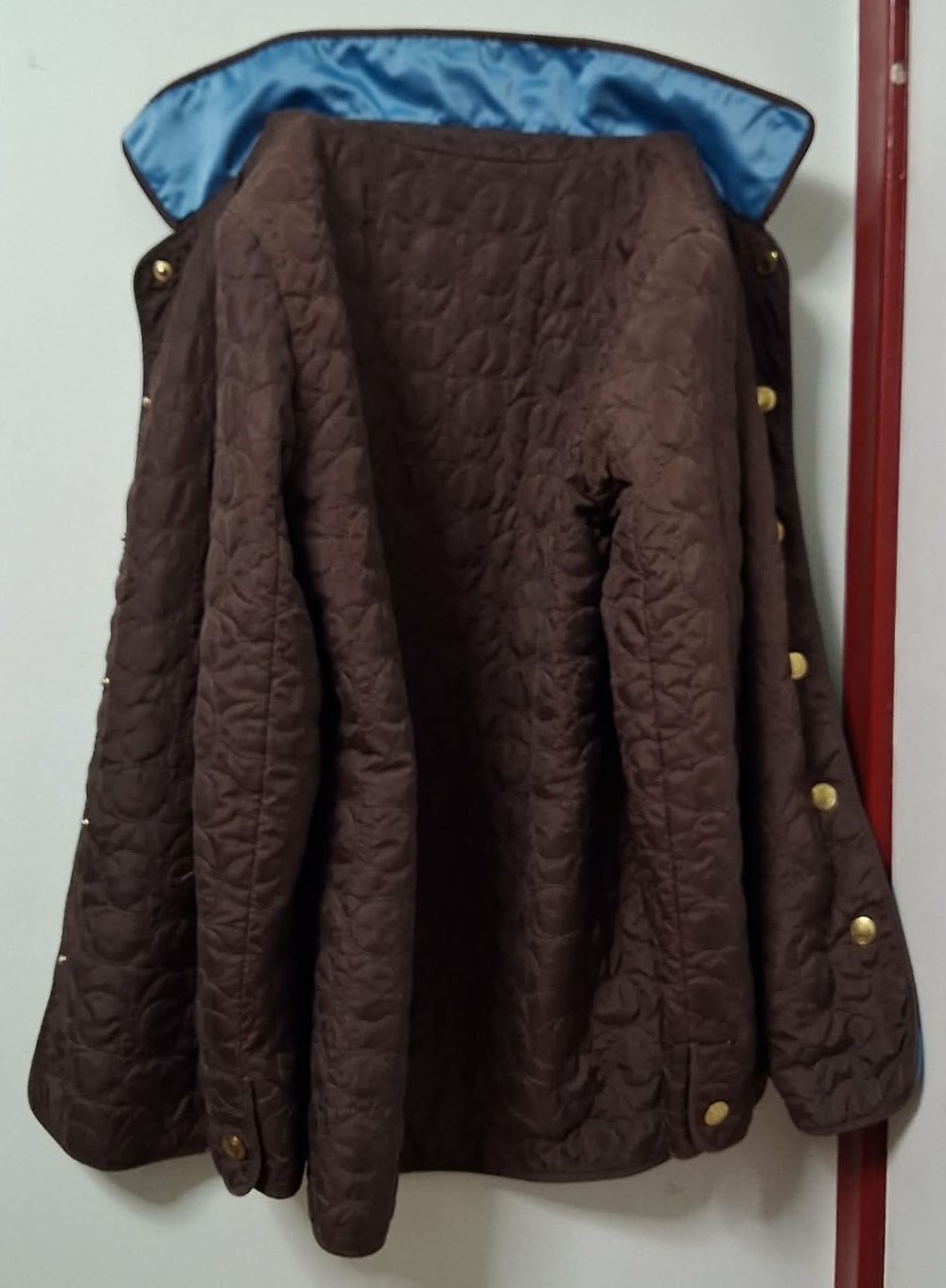 Coach Est. 1941 Signature C Quilted Jacket Brown Excellent Shape - photo 5
