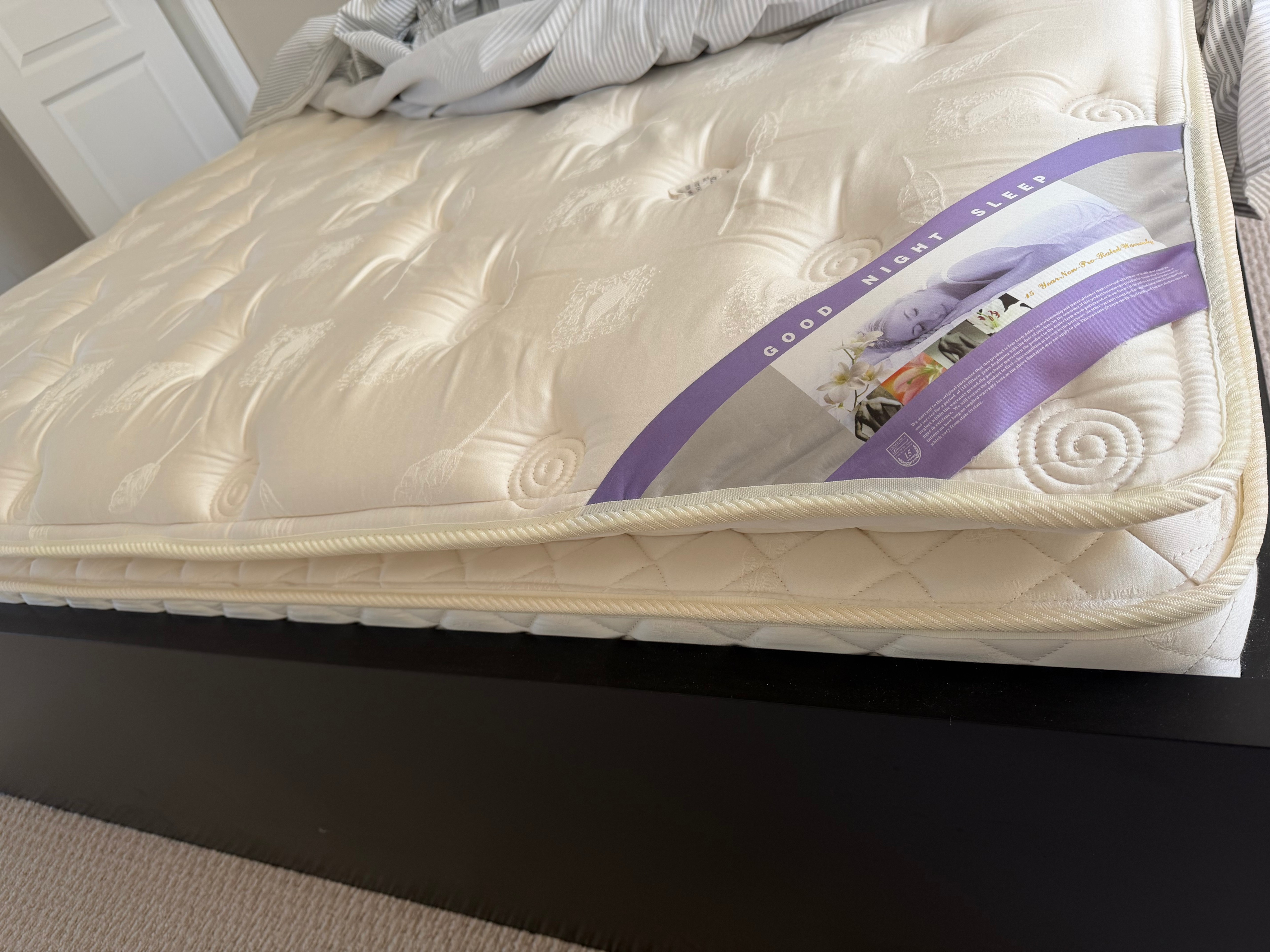 Queen Bed Frame + Spring Mattress