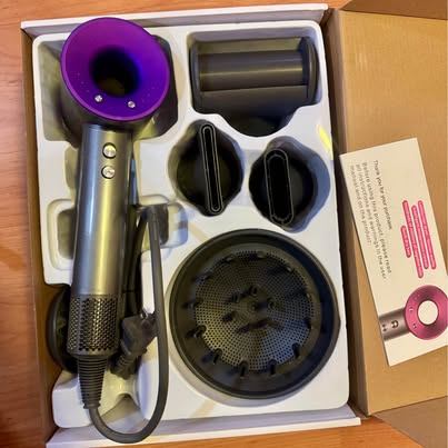 Dyson-Style Hair Dryer Full Set with Adapters (Not Dyson)