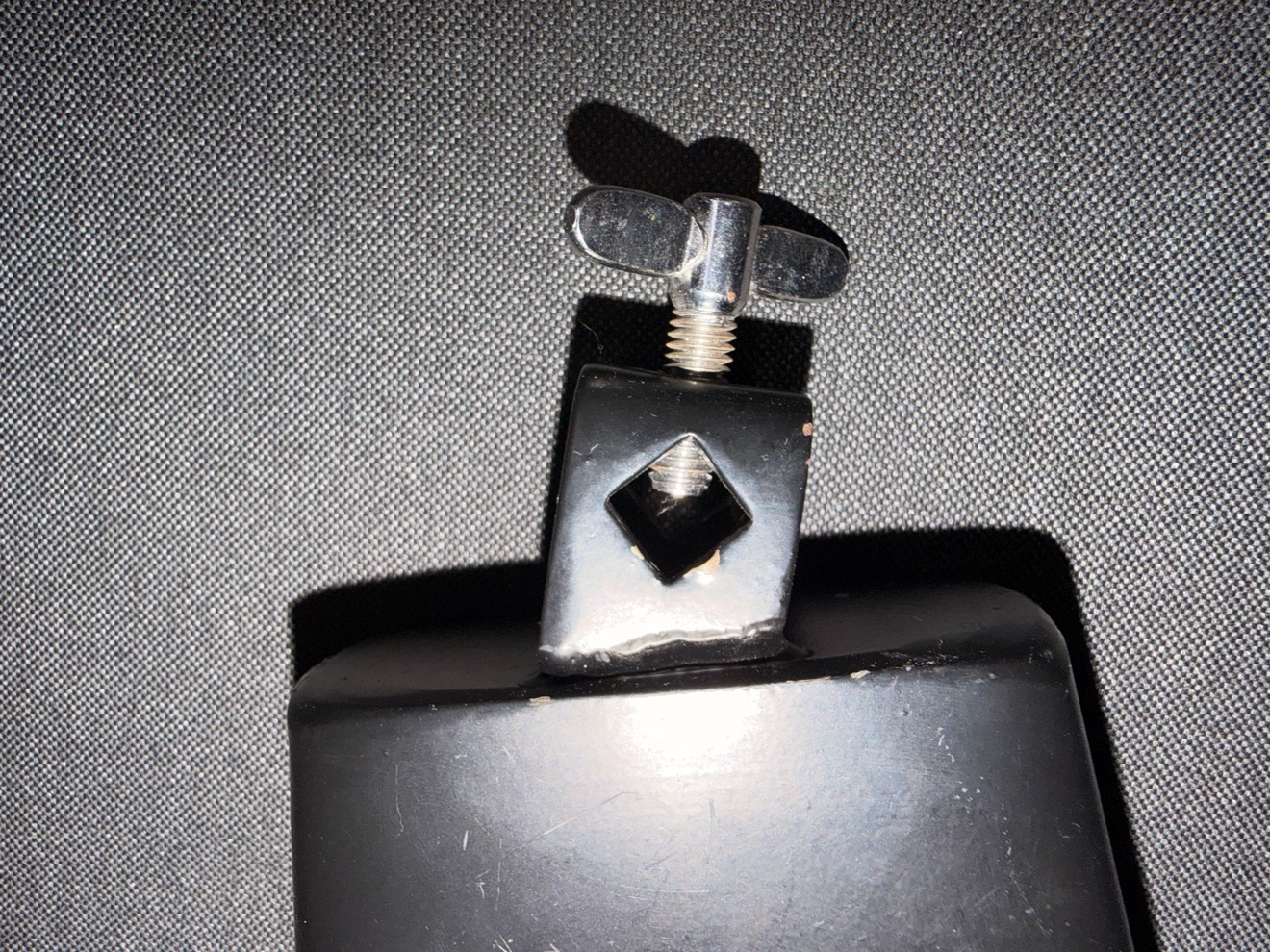 Cowbell Percussion - Black Metal with Mounting Clamp - photo 4