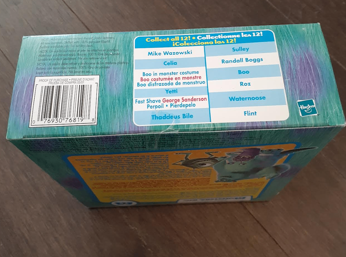 2001 Disney/Pixar MONSTERS, INC. 6 Figure Gift Pack new sealed - photo 5
