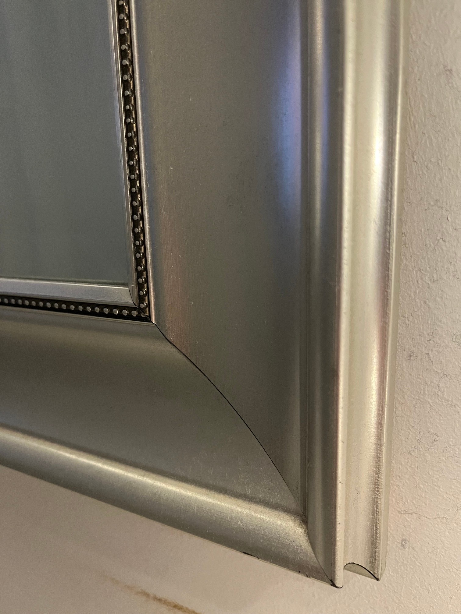 Rectangular Wall Mirror - Gold-Painted Frame - photo 2