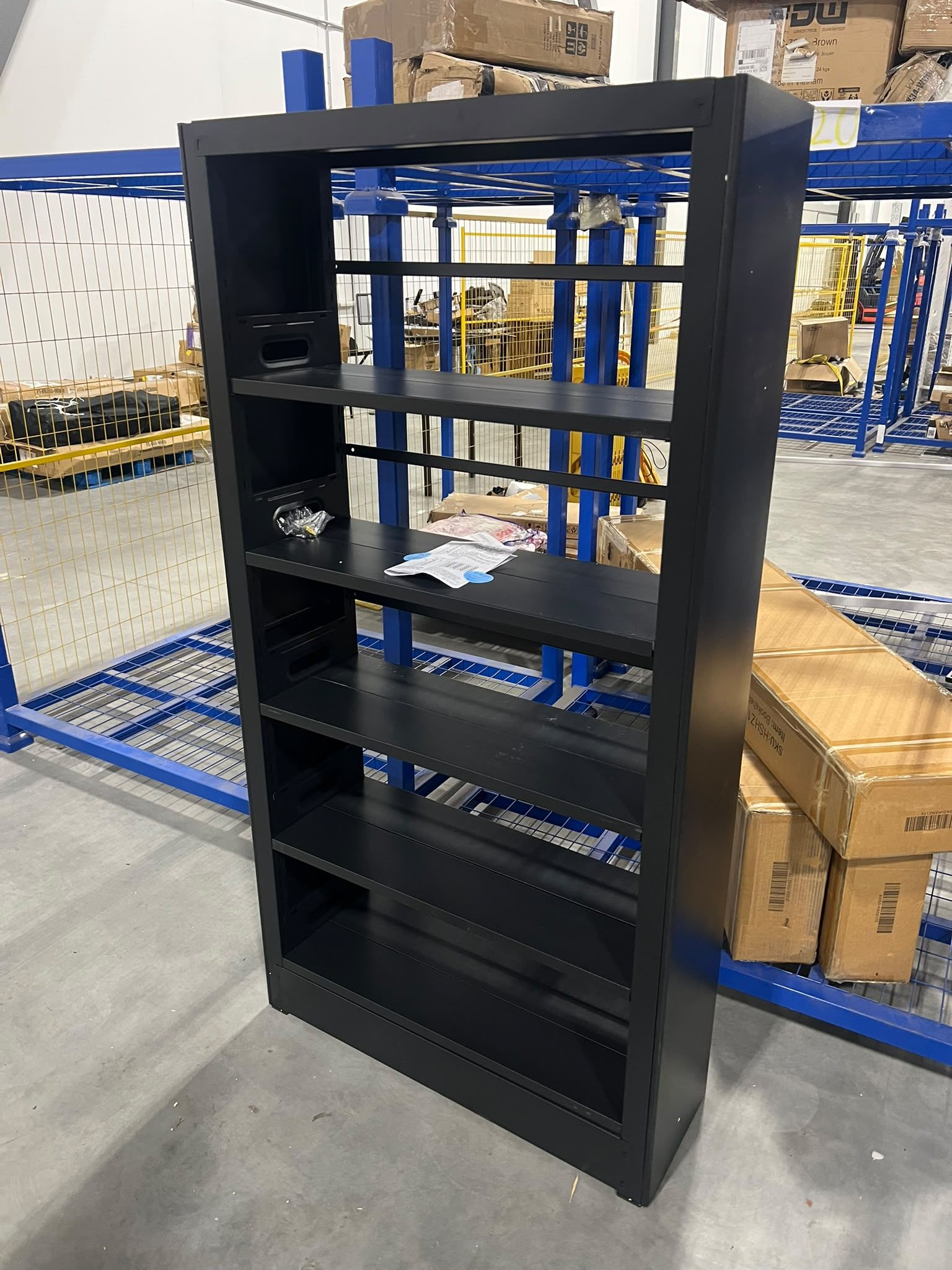 Metal Book Shelf $169 📚 Brand New – 5-Tier, 69"H x 36"W