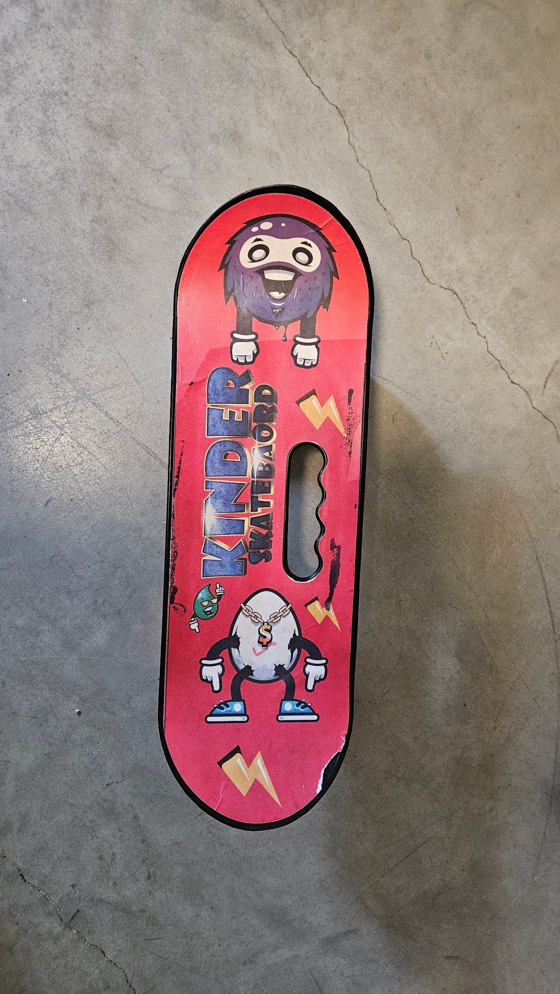 Kinder Kids Skateboard with Helmet and Pads Set