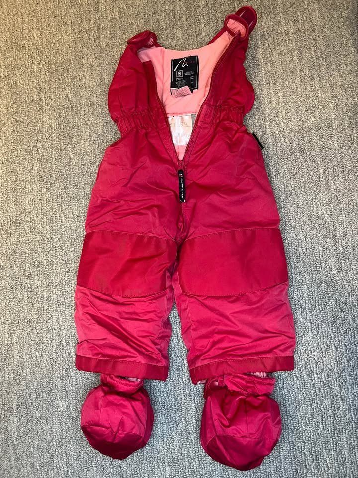 Alpine Tek Pink Baby Snow Pant sized 12 months